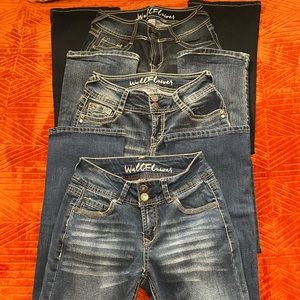 Set of 3 | Wallflower | Bootcut | Midrise | Jeans | Size 1